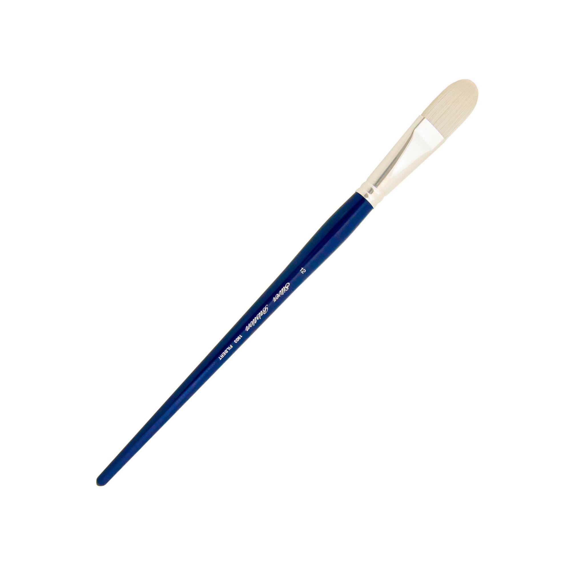 Silver Brush Limited Bristlon® Series 1903 Size 12 Long Handle Filbert Brush